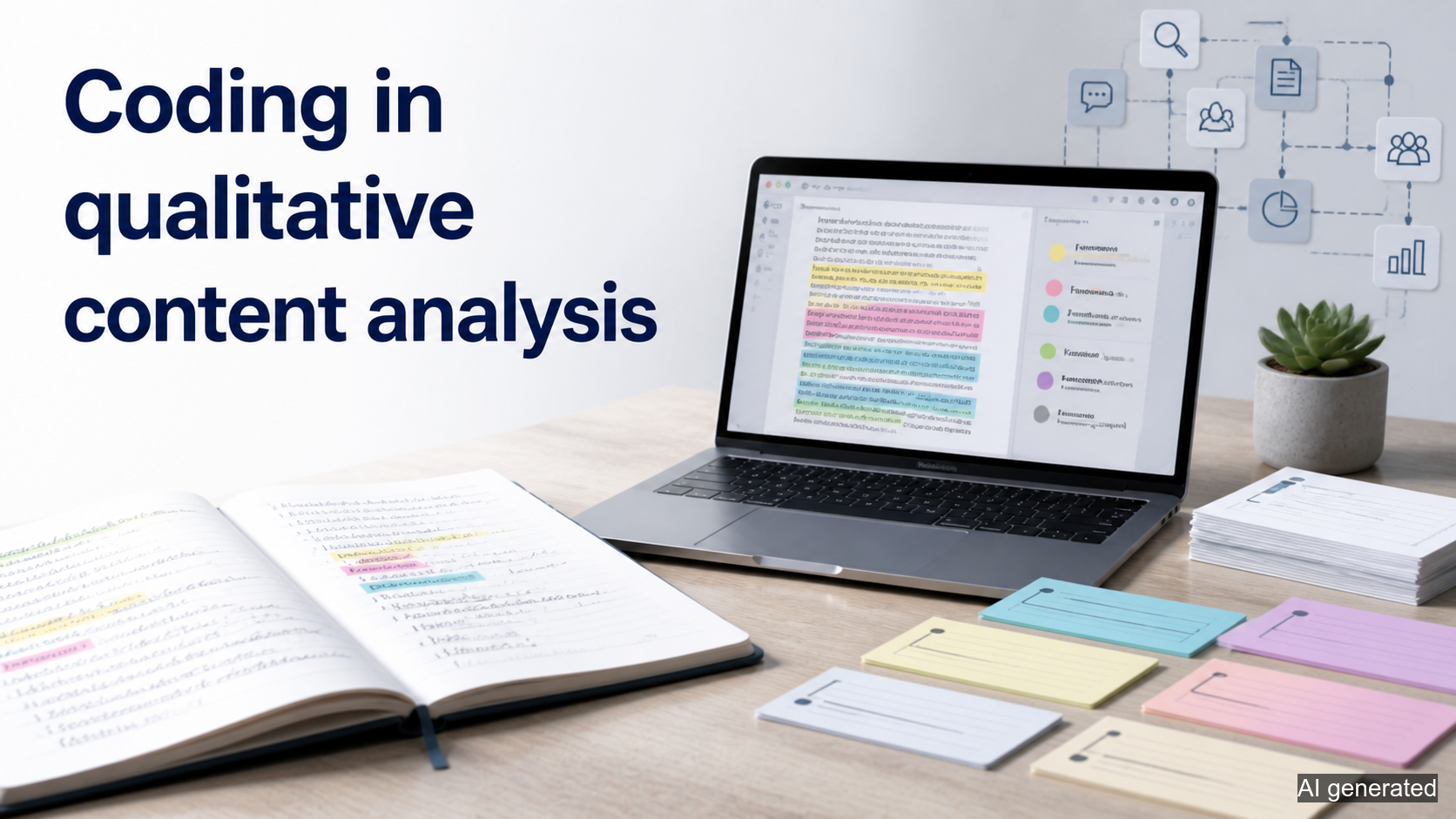 Coding in Qualitative Content Analysis (AI generated)