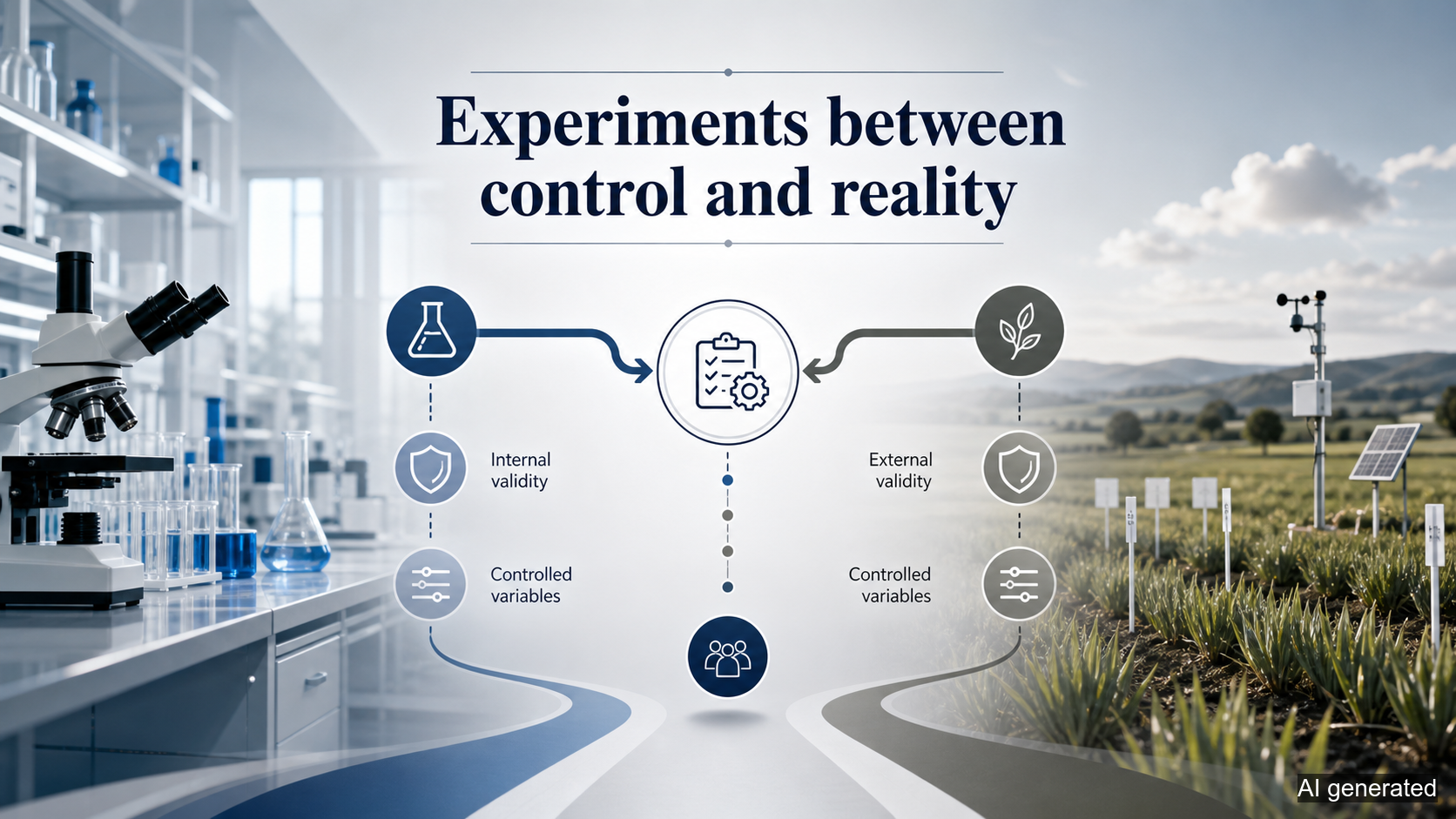 Experiments Between Control an Reality (AI generated)